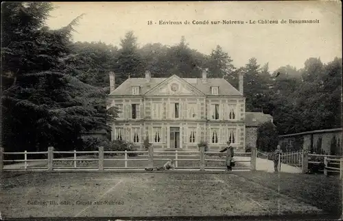 Ak Condé sur Noireau Calvados, Le Chateau de Beaumanoir