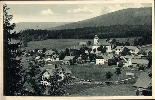 Ak Harrachov Harrachsdorf Riesengebirge Region Reichenberg, Ortspanorama