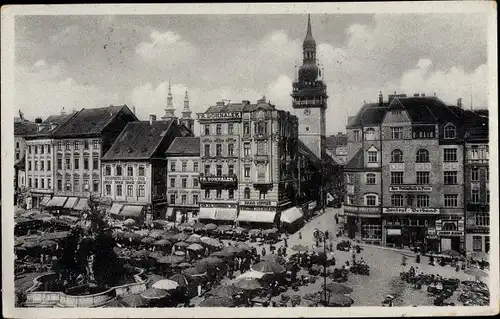 Ak Brno Brünn Südmähren, Krautmarkt, Zelny trh