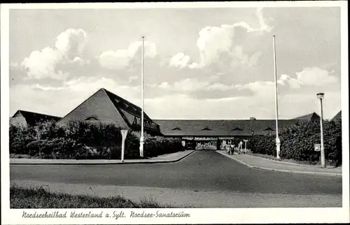 Ak Westerland auf Sylt, Nordsee Sanatorium