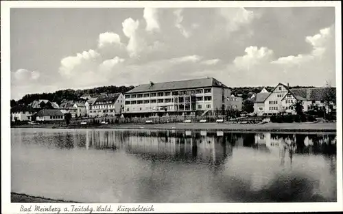 Ak Bad Meinberg am Teutoburger Wald, Kurparkteich