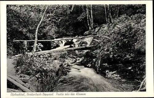 Ak Brodenbach an der Mosel, Ehrbachtal, Partie aus der Klamm