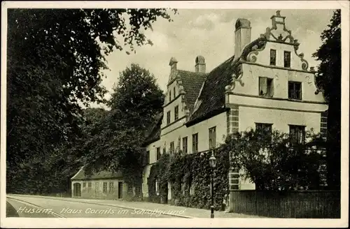 Ak Husum in Nordfriesland, Haus Cornils im Schlossgrund