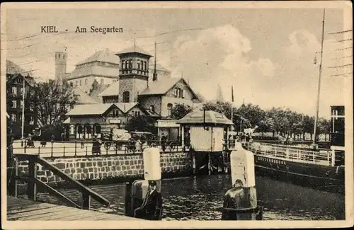 Ak Hansestadt Kiel, Am Seegarten