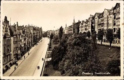 Ak Flensburg in Schleswig Holstein, Toosbüystraße