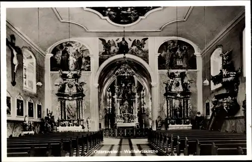 Ak Ottersweier in Baden Württemberg, Maria Linden Wallfahrtskirche, Inneres