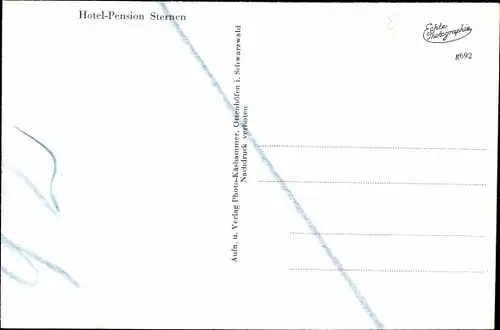 Ak Ottenhöfen im Schwarzwald, Hotel und Pension Sternen, Teilansicht