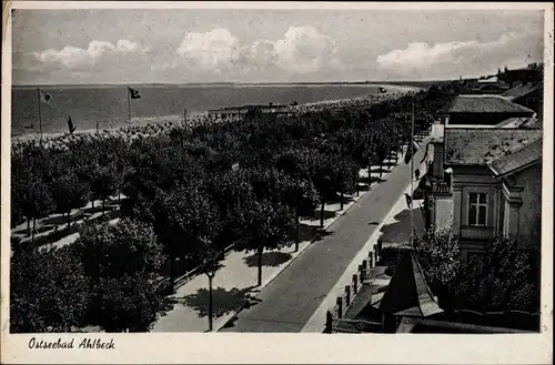 Ak Ostseebad Ahlbeck Heringsdorf Usedom, Promenade, Strand, Meer