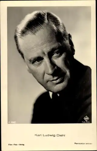 Ak Schauspieler Karl Ludwig Diehl, Portrait
