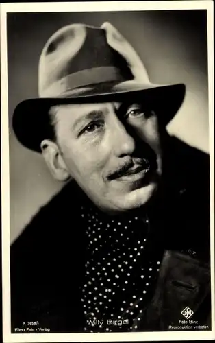 Ak Schauspieler Willy Birgel, Portrait, Hut