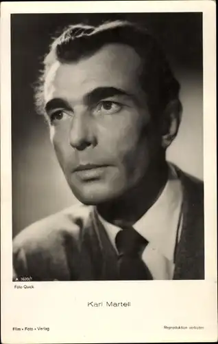 Ak Schauspieler Karl Martell, Portrait