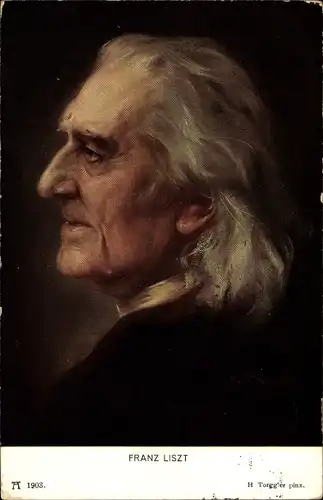 Künstler Ak Torggler, H., Franz Liszt, Liszt Ferencz, Österreichisch-ungarischer Komponist