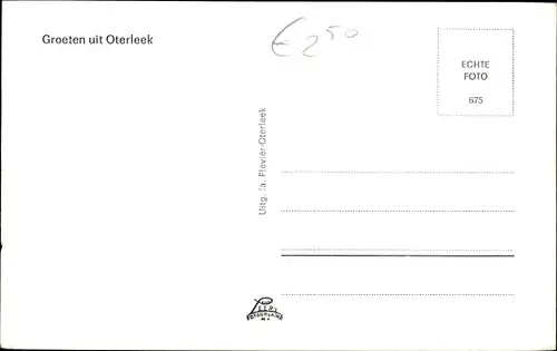 Ak Oterleek Nordholland, Straat, Huizen