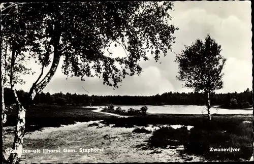 Ak Staphorst Overijssel Niederlande, Zwanevijver