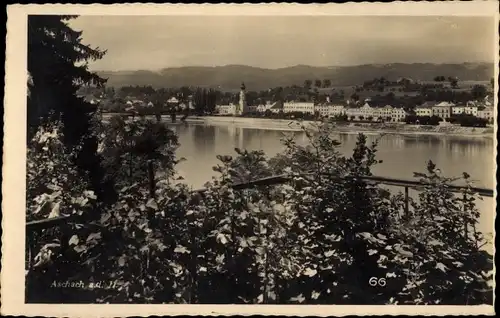 Ak Aschach an der Donau Oberösterreich, Blick auf den Ort