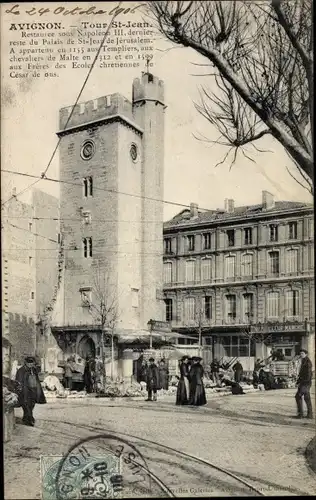 Ak Avignon Vaucluse, Tour Saint Jean