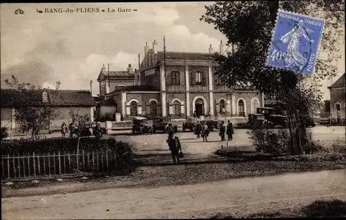 Ak Rang du Fliers Pas de Calais, La Gare