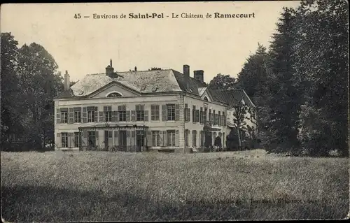 Ak Ramecourt Pas de Calais, Le Chateau