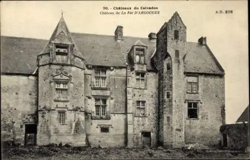 Ak Bayeux Calvados, Chateau de la Fee d'Argouges