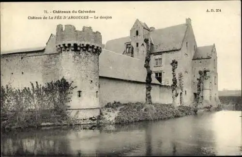 Ak Bayeux Calvados, Chateau de la Fee d'Argouges, Le Donjon