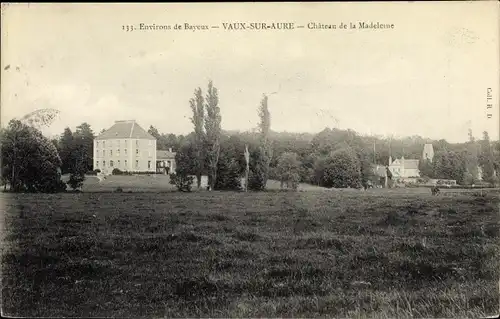 Ak Vaux sur Aure Calvados, Le Chateau de la Madeleine