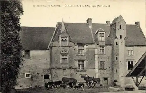 Ak Bayeux Calvados, Chateau de la Fee d'Argouges