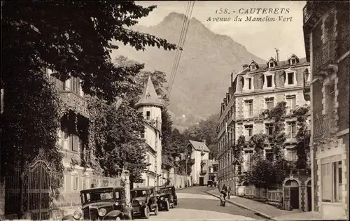 Ak Cauterets Hautes Pyrénées, Avenue de Mamelon Vert