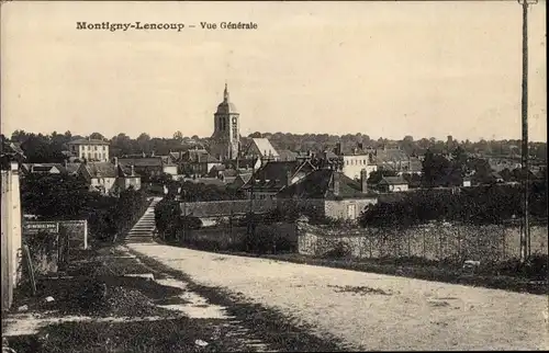 Ak Montigny Lencoup Seine et Marne, Vue Generale