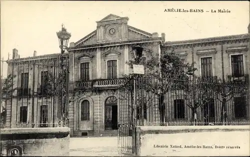 Ak Amelie les Bains Pyrénées Orientales, La Mairie