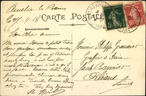 Ak Amelie les Bains Pyrénées Orientales, Vue Générale et Gorges du Mondoni