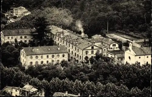 Ak Amelie les Bains Pyrénées Orientales, L'Hôpital militaire, Vue d'ensemble