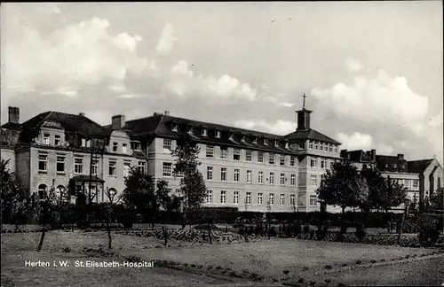 Ak Herten bei Recklinghausen, St. Elisabeth-Hospital