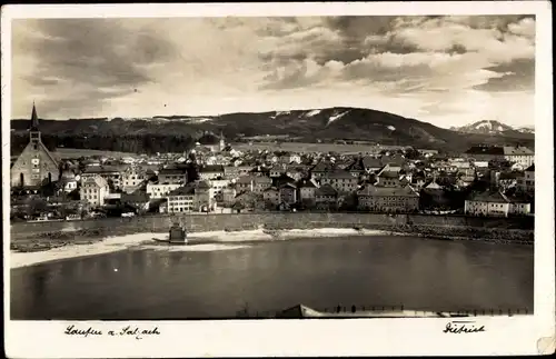 Ak Laufen an der Salzach Oberbayern, Panorama