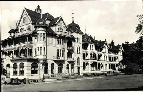 Ak Bad Sachsa in Niedersachsen, Schützenhaus u. Reichsbund Erholungsheim