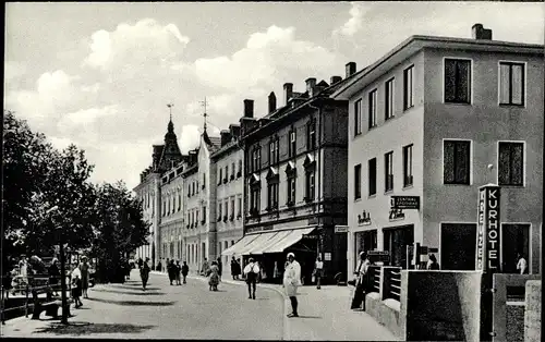 Ak Bad Wörishofen im Unterallgäu, Kurpromenade, Kurhotel