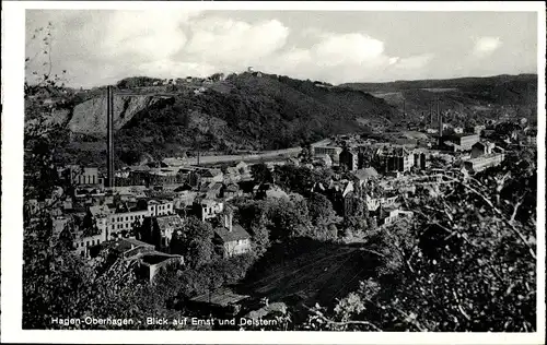 Ak Oberhagen Hagen in Westfalen, Blick auf Emst und Deistern