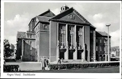 Ak Berchum Hagen in Westfalen, Stadttheater