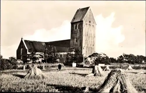 Ak Wyk auf Föhr Nordfriesland, Kirche St. Nicolai