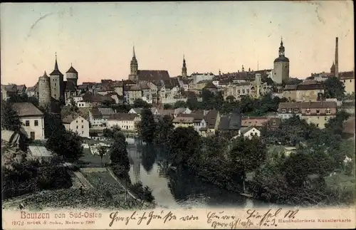 Ak Bautzen in der Oberlausitz, Stadtbild