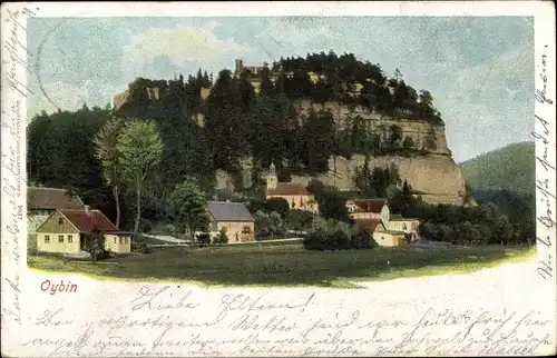 Ak Oybin in Sachsen, Berg Oybin, Kirche