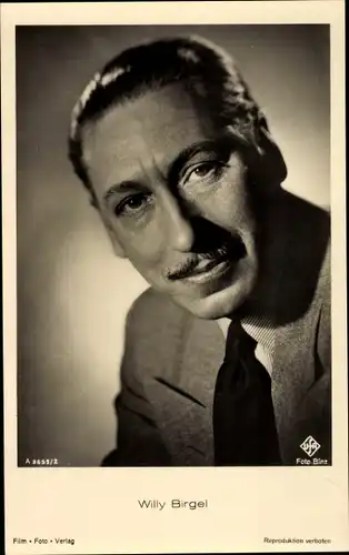 Ak Schauspieler Willy Birgel, Portrait