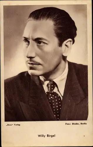 Ak Schauspieler Willy Birgel, Portrait, Krawatte