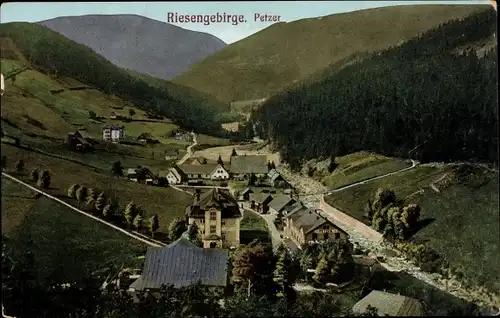 Ak Pec pod Sněžkou Petzer Riesengebirge Region Königgrätz, Panorama