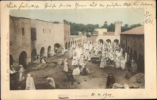 Ak Biskra Algerien, Le Marché