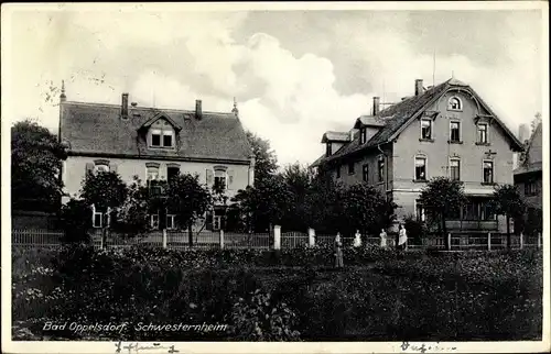 Ak Opolno Zdrój Bad Oppelsdorf Bogatynia Reichenau Schlesien, Schwesternheim