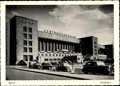 Ak Berlin Tempelhof, Zentralflughafen