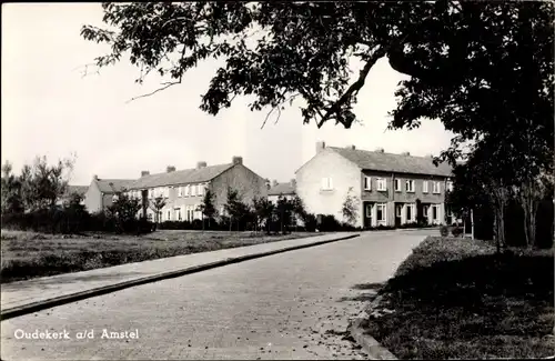 Ak Ouderkerk aan de Amstel Nordholland, Straat, Huizen