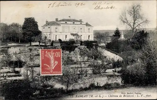 Ak Rablay Maine-et-Loire, Chateau de Briancon