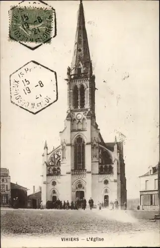 Ak Vihiers Maine et Loire, L'Eglise