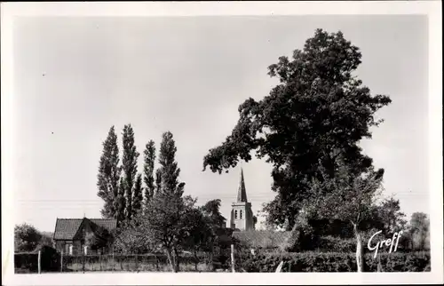 Ak Ruminghem Pas de Calais, Le Clocher de l'Eglise